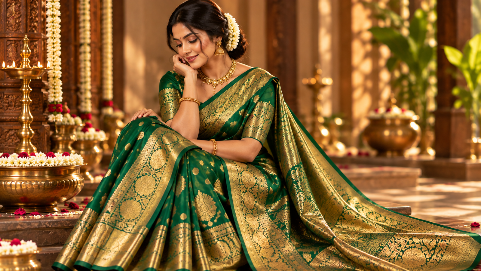 Traditional old silk sarees